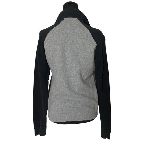 Nike Women’s Tech Fleece Zip Jacket Gray Black Logo Size M - Picture 2 of 5